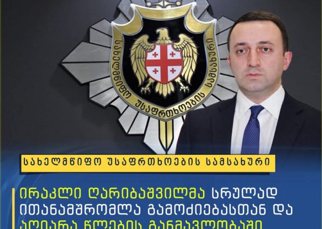 ირაკლი ღარიბაშვილმა აღიარა წლების განმავლობაში უკანონო შემოსავლების მიღების ფაქტი