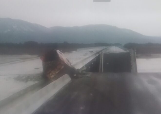 სამტრედია-გრიგოლეთის  მონაკვეთზე ხიდი ჩაინგრა- გაფლანგულია 16 მილიონი ლარი