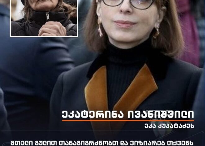 “დარწმუნებული ვარ, სახელმწიფო უწყებები საქმეს სრულყოფილად გამოიძიებენ. როგორც დედა-დედას, როგორც ქალი-ქალს”